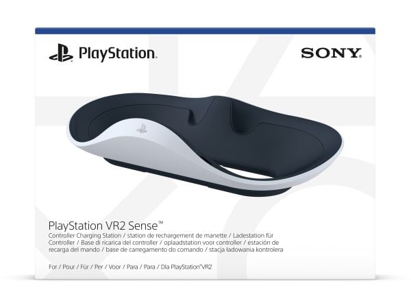 Sony - Laddningsstation + växelströmsadapter - 2 utdatakontakter - vit