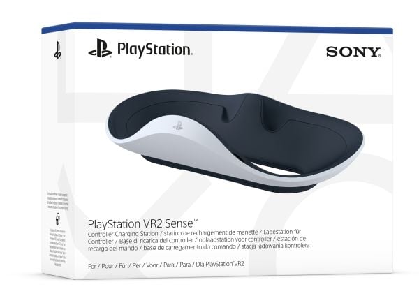 Sony - Laddningsstation + växelströmsadapter - 2 utdatakontakter - vit