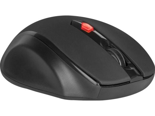 Defender ULTRA MM-315, Høyre hendt, Optisk, RF kabel-fri, 1600 DPI, Sort