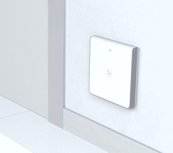 Ubiquiti UniFi U6 Enterprise - Trådløst tilgangspunkt - 4 porter - Wi-Fi 6 - Wi-Fi 6E - 2.4 GHz, 5 GHz, 6 GHz - i veggen