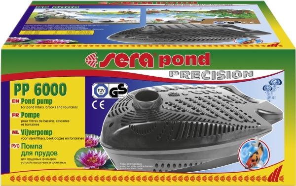 sera PP 6000, Vesipumppu, Musta, Muovi, IPX8, AC, 220 -240 V