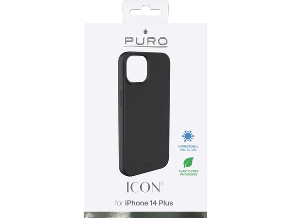 PURO IPC1467ICONBLK, Etui, Apple, iPhone 14 Plus, 17 cm (6.7"), Svart
