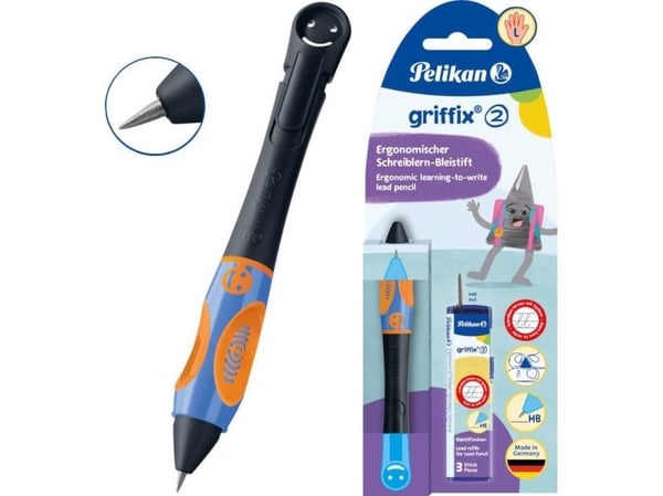 Pelikan griffix, Sort, Plast, Mørkegrå, HB, 1 stykker, Tyskland