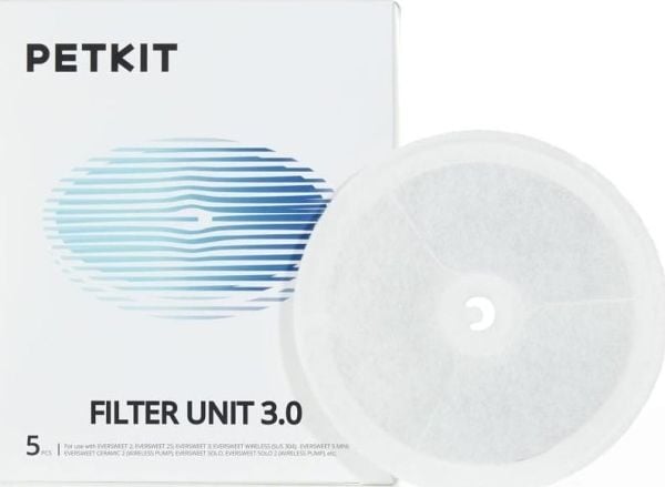 Erstatningsfiltre for PetKit Eversweet-fontenen (5 stk)