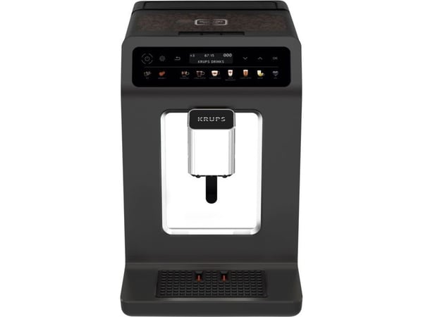 Krups Evidence One EA895N10 - Automatisk kaffemaskin med melkeskummer - 15 bar - antrasitt