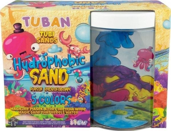 TUBAN hydrofobisk sand akvariesett 5 col TU3558