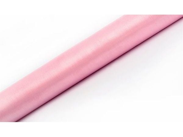Lyserød Organza