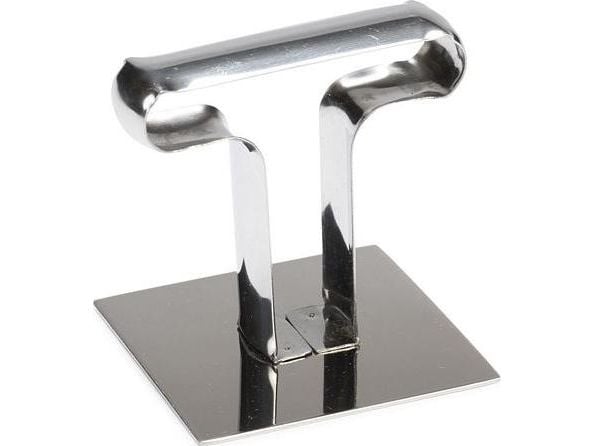 Patisse utstikker til ringer 6 x 6 cm i rustfritt stål sølv