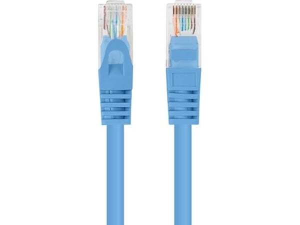 PATCHCORD CAT.6 UTP 7.5M NIEBIESKI FLUKE LÄPÄISSYT LANBERG