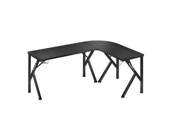 Huzaro Hero 6.3 Gaming Desk, svart +DOVANA Huzaro set (slagskiva och tillbehör)