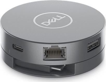 DELL DA305, Langallinen, USB 3.2 Gen 2 (3.1 Gen 2) Type-C, 10,100,1000 Mbit/s, Hopea, 3840 x 2160 pikseliä, Dell