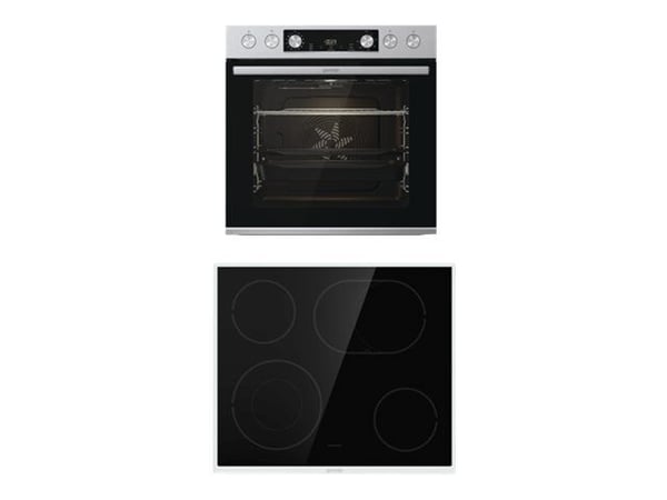 Gorenje EASY SET 2 - BCS6737E06X+ECD634X - ugn med spisplatta - med ångfunktion - inbyggd - med självrengöring Gorenje EASY SET 2 - BCS6737E06X+ECD634X - ugn med spisplatta - med ångfunktion - inbyggd - med självrengöring