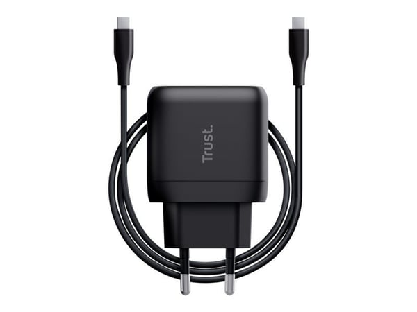 Trust Maxo - Strømadapter - 45 watt - 3 A - PD 3.0 (USB-C) - svart