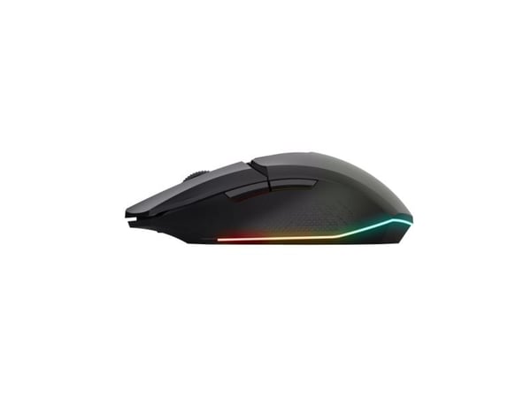 Trust GXT 110 FELOX - Mus - illuminated - 6 knapper - trådløs - USB trådløs mottaker - booster black