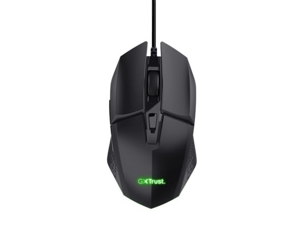 Trust GXT 109 FELOX - Mus - illuminated, gaming - 6 knapper - kablet - USB - svart