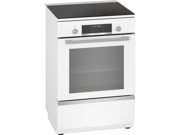 Bosch Serie 6 frittstående Komfyr med induktion - hvit