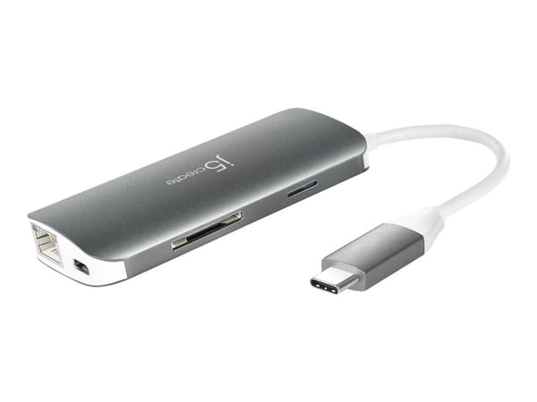 j5create JCD383 - Dockningsstation - USB-C 3.1 - HDMI - 1GbE