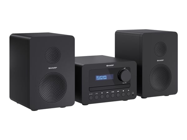 Sharp XL-B520D - Mikrosystem - svart