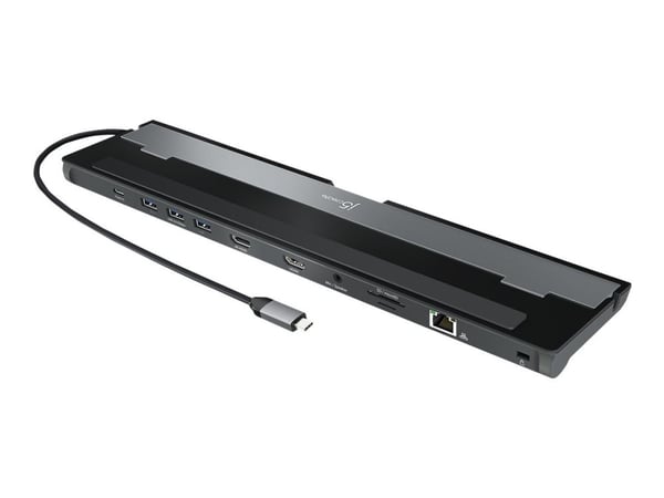 j5create JCD542-N USB-C®-dokkingstasjon med til HDMI™-stik, USB 3.2 Gen 1 (3.1 Gen 1) Type-C, 3.5mm, HDMI, RJ-45, USB 3.2 Gen 1 (3.1 Gen 1) Type-A ...