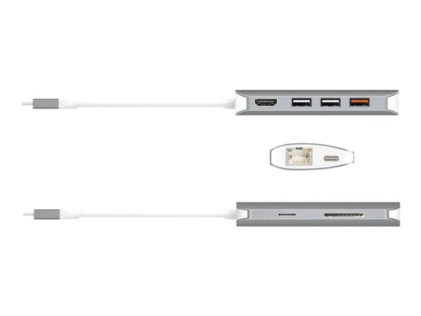 j5create JCD383 - Dockningsstation - USB-C 3.1 - HDMI - 1GbE