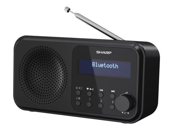 Sharp Tokyo DR-P420 - Bærbar DAB-radio - midnatts sort