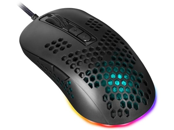Langallinen, optinen DEFENDER GM-620L SHEPARD 12800dpi 7P pelihiiri taustavalaistulla pelihiirellä