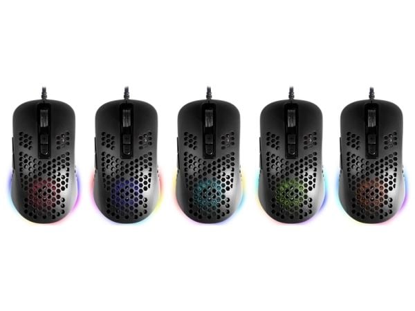 Langallinen, optinen DEFENDER GM-620L SHEPARD 12800dpi 7P pelihiiri taustavalaistulla pelihiirellä