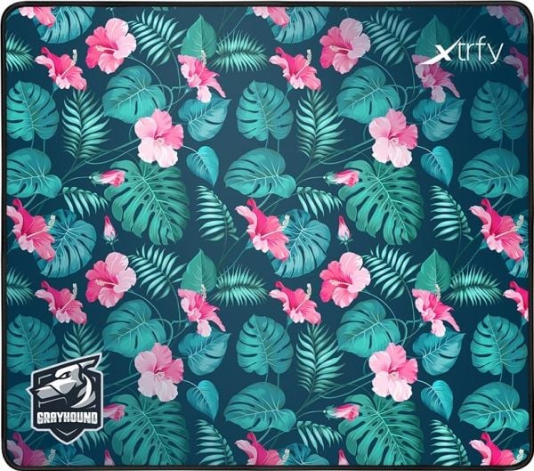 Xtrfy GP1 Tropical, Flerfarvet, Billede, Stof, Skridsikker bund, Gaming musemåtte