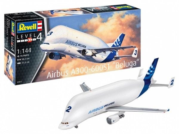 Revell 03817 Airbus A300-600ST Beluga lentokonemallisarja 1:144