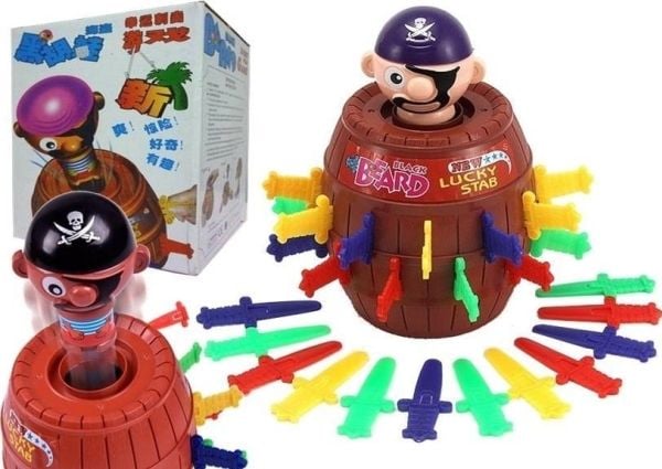 LeanToys Sting Pirate Pop-up peli 24 tikaria