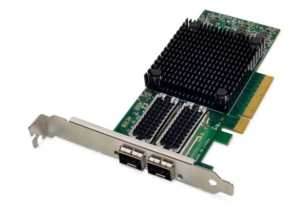DIGITUS - Nettverksadapter - PCIe 3.0 - 25 Gigabit SFP28 x 2