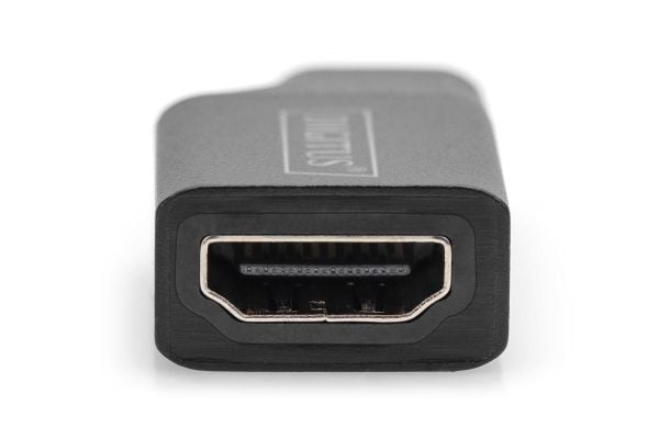DIGITUS - Video/audio-adapter - USB-C hann til HDMI hunn - svart - 4 K 30 Hz (3840 x 2160) støtte