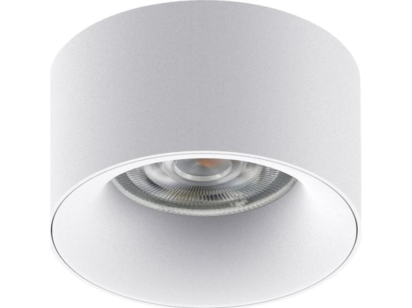 Maclean infälld spot/tubarmatur punktbelysning rund aluminium GU5.3 70x40mm vit/guld MCE457 W/G