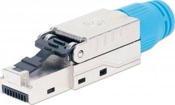 Intellinet 791199, RJ45, Blå, Hankjønn, Rett, Cat8.1, U/FTP (STP)