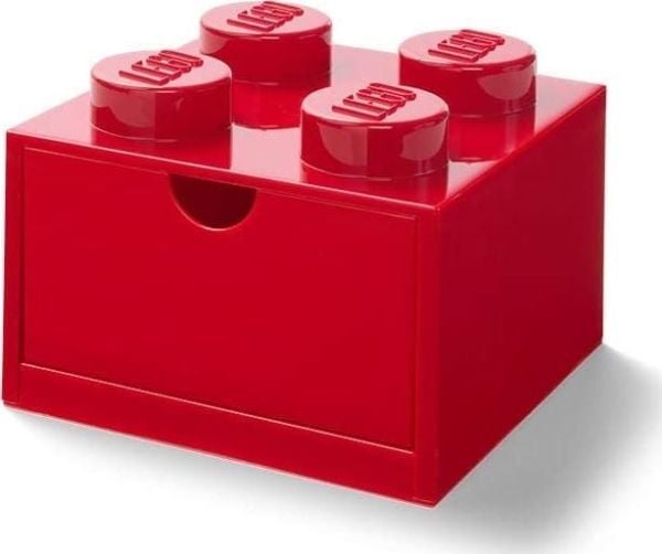 Lego Brick 4 pöytälaatikko punainen