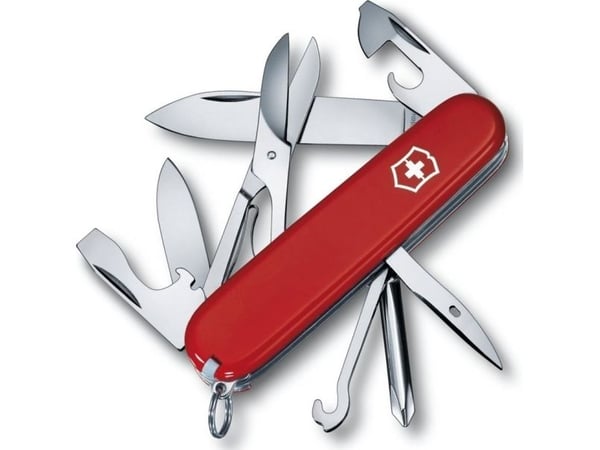 Victorinox Super Tinker, Fällkniv av slipjoint-modell, Kniv med flera verktyg, ABS synthetics, 17 mm, 84 g