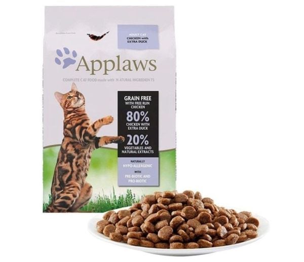 Applaws Adult Chicken & Duck grain-free cat food, 7.5 kg