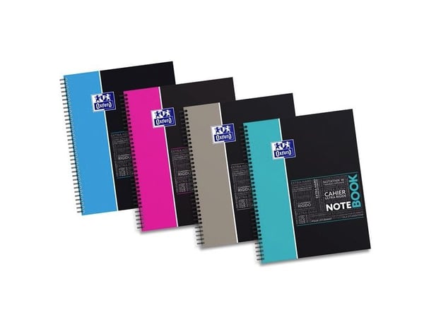 Oxford 400037406, Monokromatisk, Grå, Rosa, Blå, A4, Matt, 90 g/m², Universal