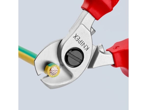 Knipex 95 26 165 Kabelsaks Passer til Aluminiums- og kobberkabel, enkelt- og flerledet 15 mm 50 mm² 0