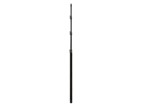 König & Meyer 23765, 3/8", Teleskopisk, 1,04 kg, Aluminium, Sort