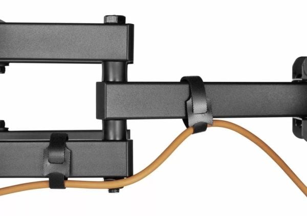 ART AR-90 - Monteringssats - för LCD/LED-display - adjustable, vertical and horizontal - metall - svart - skärmstorlek: 37"-80" - väggmonterbar