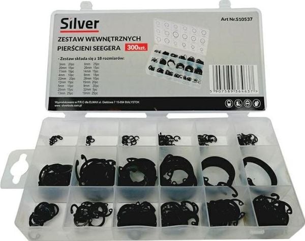 SEGERA innerringer 300 stk /SILVER