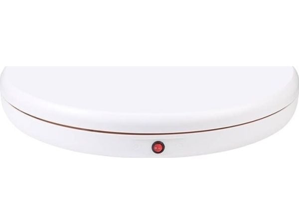 Puluz roterende fotostativ 45 cm (hvit)