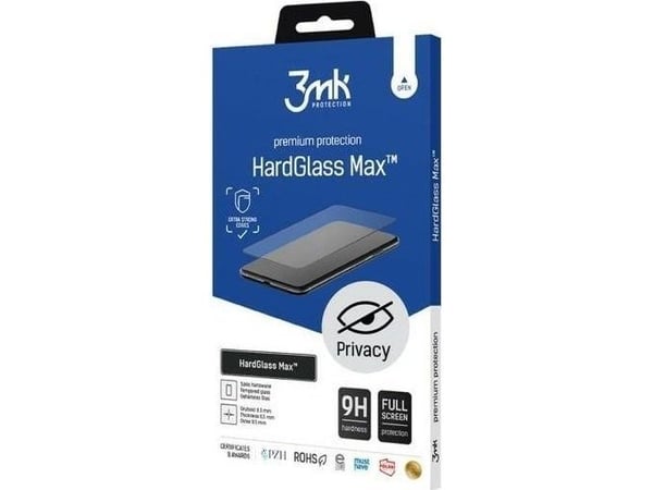 3MK 3MK 3MK HardGlass Max Privacy iPhone 7 / 8 musta / musta koko näytön lasi yksityisyys
