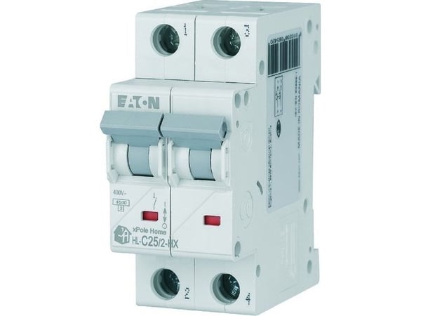 Ylivirtakatkaisija 2P C 25A 6kA AC xPole Home HN-C25/2 194873