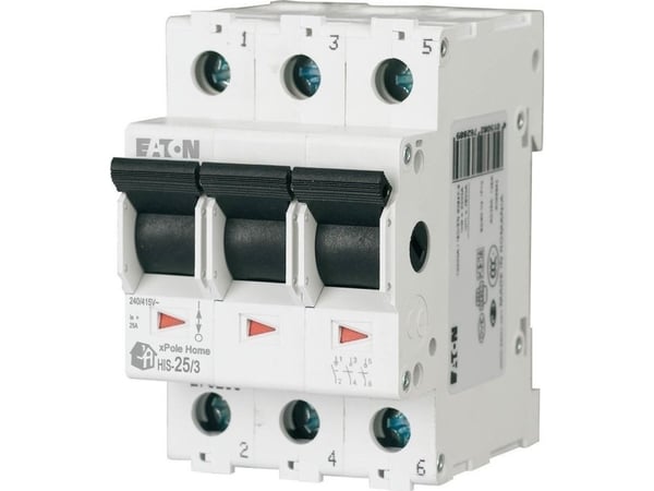 Eaton Modular switch disconnector 25A 3P HIS-25/3 167348