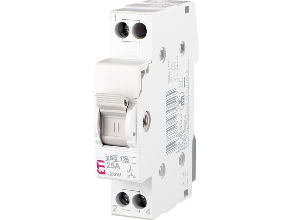 Kytkin I-0-II modulaarinen verkkoaggregaatti 25 A 1-napainen SSQ 125 002421414