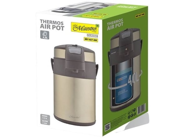 Turist-termokande 4 l MR-1637-400-GOLD Maestro