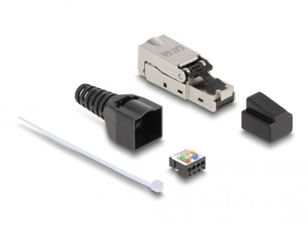 Delock - Trapetsjack - CAT 6a - RJ-45, LSA
