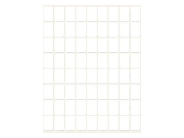 Avery Multi-Purpose Labels 3312 - Selv-adhesiv - hvit - 12 x 18 mm 1800 stk merkelapper